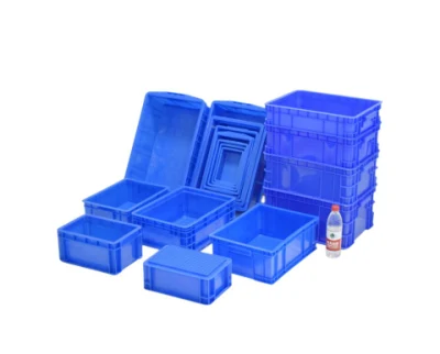 メーカー倉庫産業用木箱積み重ね可能なプラスチックコンテナターンオーバーボックス